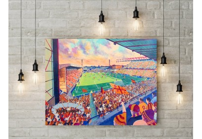 Valley Parade Stadium Fine Art Canvas - Bradford City FC